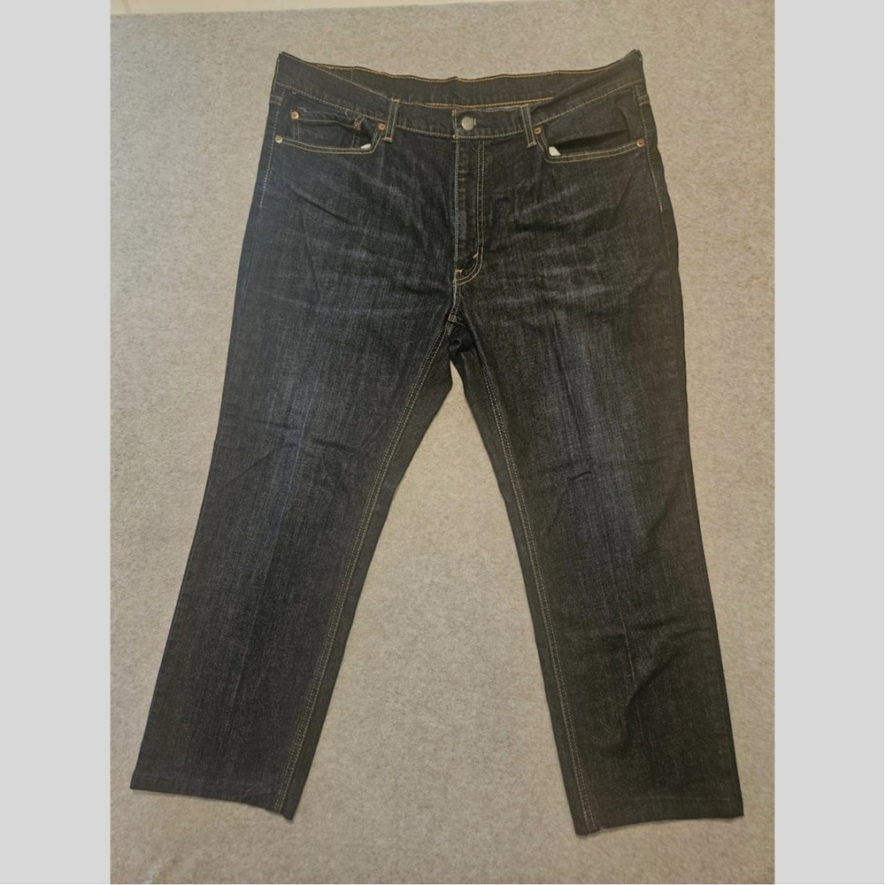 Levi's 541 Athletic Taper Jeans Men's Dark Wash Denim 38x32 - Picture 2 of 8